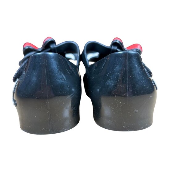 MINI MELISSA x Disney Minnie Mouse Mary Jane Shoes Black Size US 8 - Picture 4 of 9